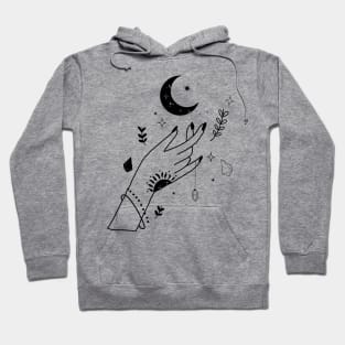 Celestial Moon Rising Hoodie